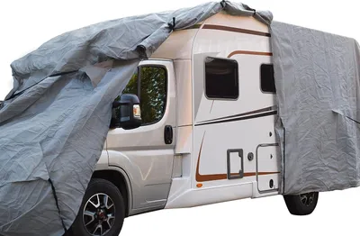 Produktbild von GreenYard® Wohnmobil Schutzhülle mit Reflektoren Größe XL | 870 x 235 x 275 cm