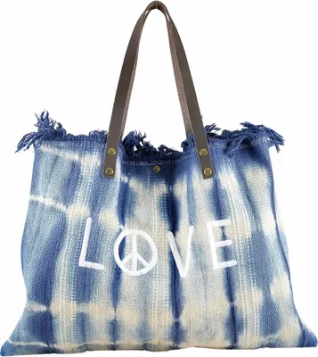 Produktbild von Schultertasche Love aus griffigem Jeansstoff von collezione alessandro