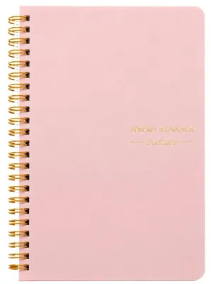 Produktbild von Spiralnotizbuch-Organizer, Wochenplaner, Rosa A5