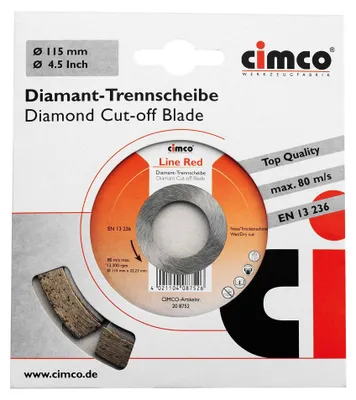 Immagine prodotto di Cimco tools Disco da taglio diamantato 208752