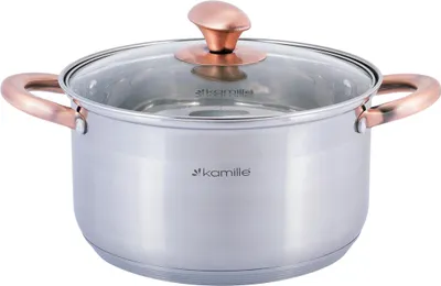 Produktbild von Topf mit Deckel 4,5 l INDUKTION GAS KAMILLE