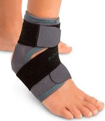 Produktbild von Orliman Sprunggelenkbandage für Kinder - 2 - Universell - Grau