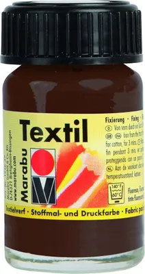 Produktbild von Marabu Textil 045, 15 ml, Braun, Waschbar, 1 Stück(e)