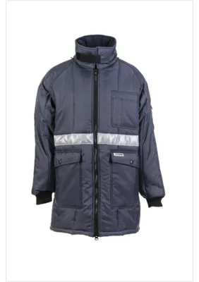 Produktbild von Planam Kühl-/Gefrierhaus Kühlhaus Parka marine, Innenfutter rot Gr. L, 5121052