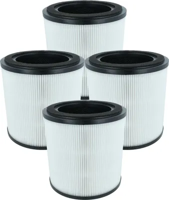 Produktbild von vhbw 4x Luftilter kompatibel mit Bosch AIR 2000 Luftreiniger - Kombifilter Vorfilter + HEPA + Aktivkohle