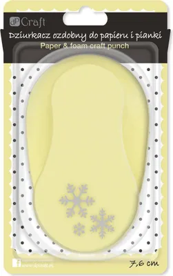 Zdjęcie produktu dla Dziurkacz ozdobny - DPCraft - Śnieżynki 7,6cm