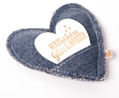 Produktbild von Jeans Herz "Für Dich"