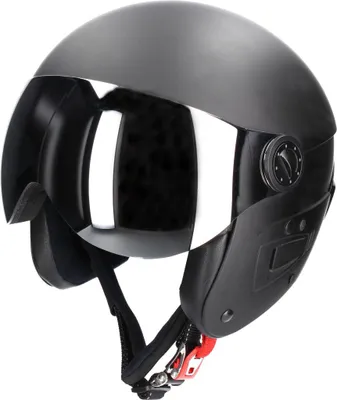 Produktbild von BRIKO VULCANO Skihelm mit Visier, Aufprallschutz, Größenverstellsystem und für Brillenträger