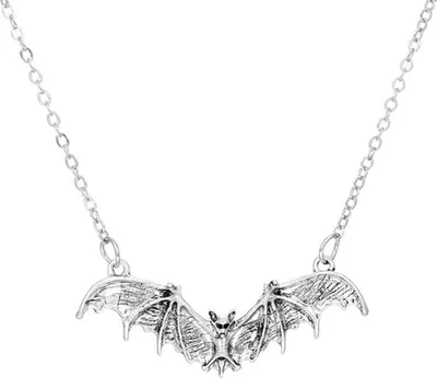 Produktbild von Halskette Gothic Vintage Fledermaus Choker Anhänger Halskette Halloween Hexe Schmuck Frauen Einzigartiges stilvolles Geschenk