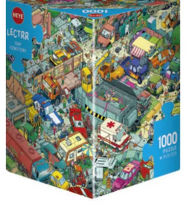 Produktbild von Heye Puzzle Car Cemetery, 1000 Teile, 1000 Stück(e), Kunst