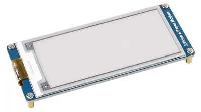 Productafbeelding van Waveshare 2.9-inch e-paper displaymodule (B), resolutie 296x128, 3.3V/5V, e-ink elektronisch scherm met driekleurige weergave (rood, zwart, wit), geschikt voor Raspberry Pi/Jetson Nano/Arduino/STM32