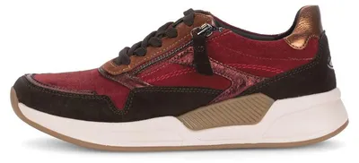 Productafbeelding van Gabor ROLLINGSOFT damesschoenen - sportieve veterschoenen, rood, casual, nieuw