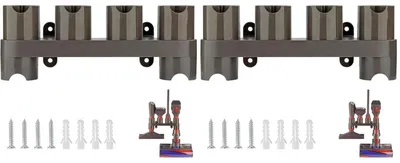 Produktbild von Wandhalterung Zubehörhalter Dyson V15 V8 V7 V10 V11 Staubsauger (6 Aufbewahrungsbuchsen, 2er-Pack)