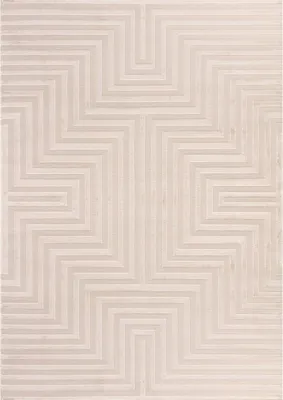 Image de Sahara Veyra tapis poils ras rectangle 120x170cm beige