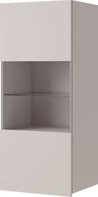Produktbild von MIRJAN24 Vitrine Calabrini 5, Stilvoll Wohnzimmer, Vitrine mit eins Drehtüren (Farbe: Cashmere)