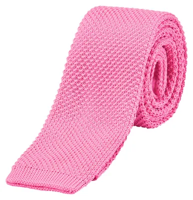 Produktbild von DonDon schmale Strickkrawatte 5 cm - rosa