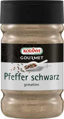 Produktbild von Kotanyi Pfeffer schwarz gemahlen 1200ccm 533g