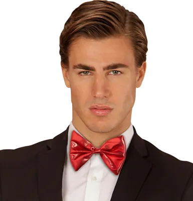 Immagine prodotto di Papillon elegante rosso lucido - taglia unica