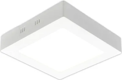 Productafbeelding van Näve LED Aufbaupanel Deckenleuchte Weiß 22,5x22,5cm 18W 1500lm warmweiß 3000K Dimmbar