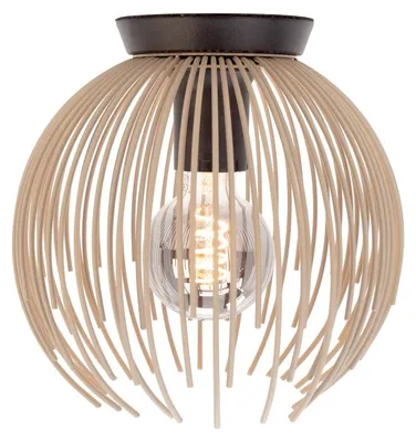 Productafbeelding van Design plafondlamp Alhabia Ø 23,5cm zand bruin