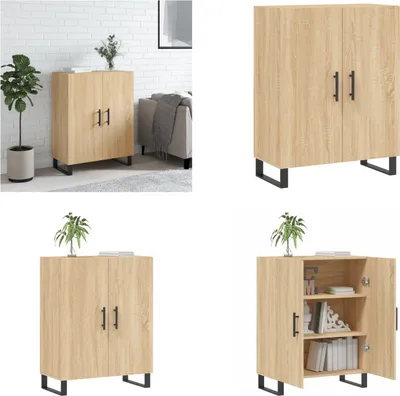 Obrázok produktu pre vidaXL Príborník Sonoma dub 69,5x34x90 cm materiál na báze dreva - Príborník - Príborníky - Skriňa - Úložná skriňa