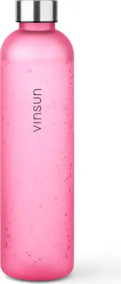 Trinkflasche 1L Sportflasche Wasserflasche BPA frei Kohlensäure geeignet Vinsun