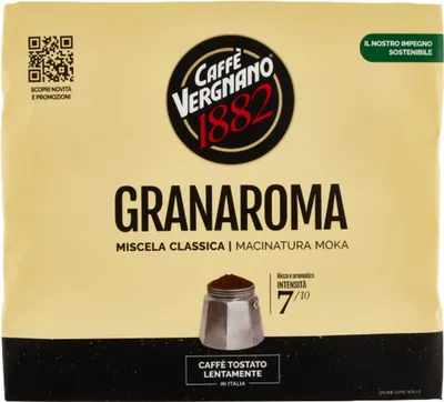 Zdjęcie produktu dla Kawa mielona Gran Aroma 500g - Caffe Vergnano