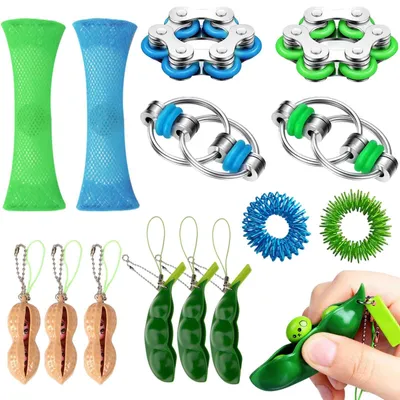 Obrázok produktu pre Sada 14 fidget hračiek, antistresová sada hračiek, vhodná pre dospelých aj deti
