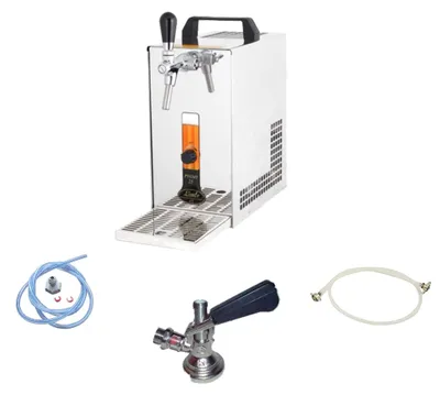Immagine prodotto di Set completo Spillatore birra, Dispenser birra, Macchina per birra con pompa a membrana - PYGMY 25/K, 1-linea, 35 litri/h - Green Line, KEG: KeyKeg