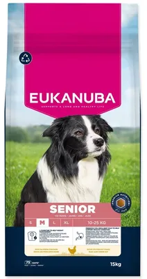 Obrázek produktu pro Krmivo EUKANUBA Senior Medium rich in fresh chicken 15kg
