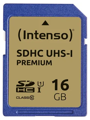 Productafbeelding van Intenso 3421470 Intenso SDHC Card           16GB Class 10 UHS-I Premium