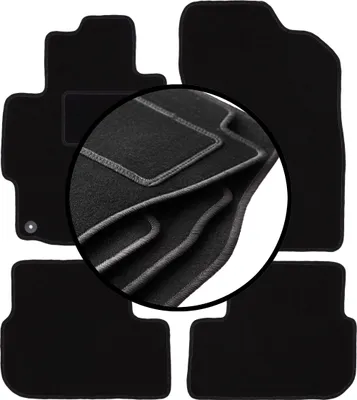 Image de tapis de sol en velours pour Mitsubishi Lancer VIII CY (2007-2016)