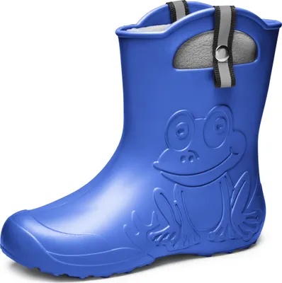 Produktbild von Damen federleichte EVA Gummistiefel Regenschuhe gefüttert LA-CA-FrogWom265 (Blau, 40/41)