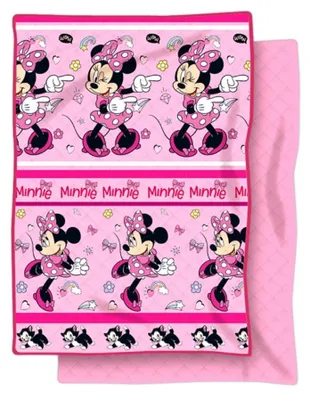 Produktbild von Minnie Mouse Bettdecke 250x150cm Tagesdecke für Kinderzimmer