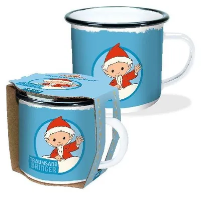 Produktbild von Unser Sandmännchen Emaille-Becher Traumsandbringer
