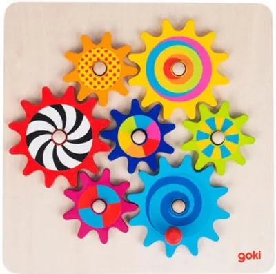 Obrázok produktu pre Puzzle Goki s ozubeným kolesom, 8 dielikov.