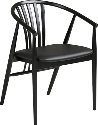 Image de Aino chaise de salle à manger avec accoudoirs hêtre.