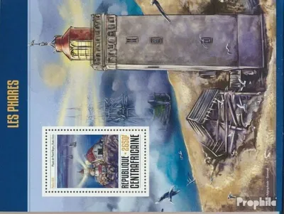Produktbild von Briefmarken Zentralafrikanische Republik 2016 Mi Block 1514 (kompl. Ausgabe) postfrisch Leuchttürme