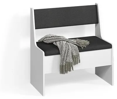 Produktbild von Esszimmer-Eckbank Livinity Tiberio Weiß 41.5 x 76.6 cm, Model 58732