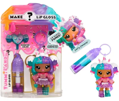 Obrázok produktu pre MGA Entertainment Yummiland Mystery Lip Gloss Doll - Carly Cakepop, Malá bábika, Žena, 4 rok / roky, Chlapec / dievča, Viacfarebný