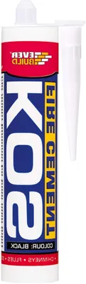 Productafbeelding van Brandcement cartridge - klaar voor gebruik - tot 1250˚C - zwart - 300ml