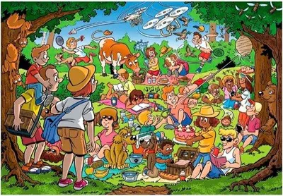 Image de Goliath Puzzel That's Life Junior 6 Picknick 240 stukjes