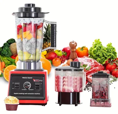 Produktbild von 3-in-1-Mixer – Küchenmixer – Mixer – Smoothie-Maker – Milchshake-Mixer – 700W leistungsstarker Motor