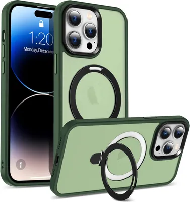 Obrázok produktu pre Hybridné puzdro pre iPhone 14 Pro Case Magnetický krúžok pre ochranné puzdro MagSafe