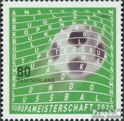 Produktbild von Briefmarken BRD 2021 Mi 3611 (kompl.Ausg.) postfrisch Fußball-EM