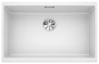 Image de BLANCO SUBLINE 700-U, SILGRANIT® PuraDur®, blanc, évier à encastrer sans vidage à distance
