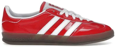 Productafbeelding van adidas Gazelle Indoor, kleur: Better Scarlet, met patentleer, maat: EU 42 2/3