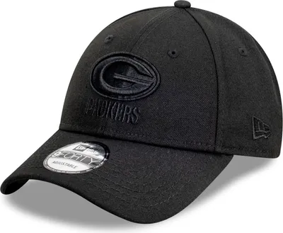 Produktbild von New Era 9Forty Snapback Cap - FULL BLACK Green Bay Packers