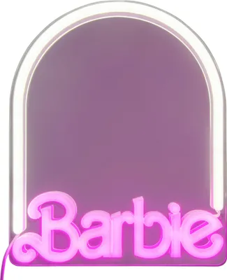 Produktbild von Paladone Barbie Spiegel Mit Beleuchtung 27 Cm Rosa  Rosa One Size