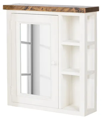 Produktbild von home24 Spiegelschrank - Kiefer Massiv